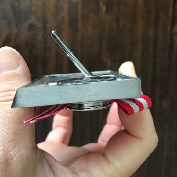 USA American Flag mini clock Patriotic home accent - Picture 3 of 4